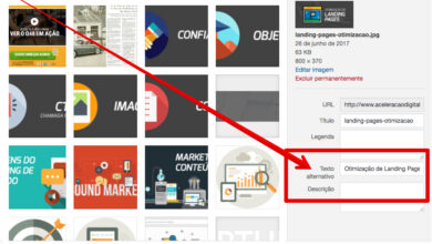 Texto Alternativo WordPress