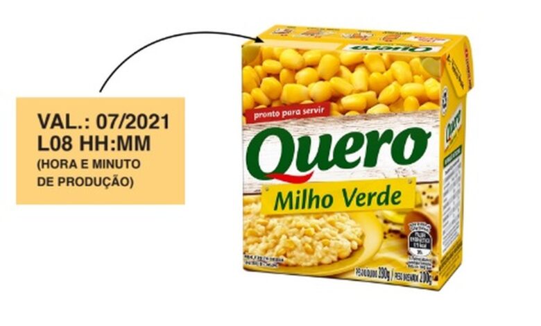 milho verde marca quero recall